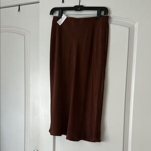 Elegant NWT Banana Republic XS Brown Women's Skirt